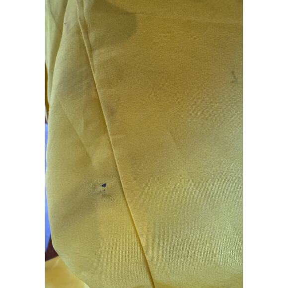 CAROLINA HERRERA Draped Silk Maxi Dress in yellow **see pics for details** - Picture 8 of 13